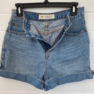 SUPER HIGH rise denim shorts, vintage look
